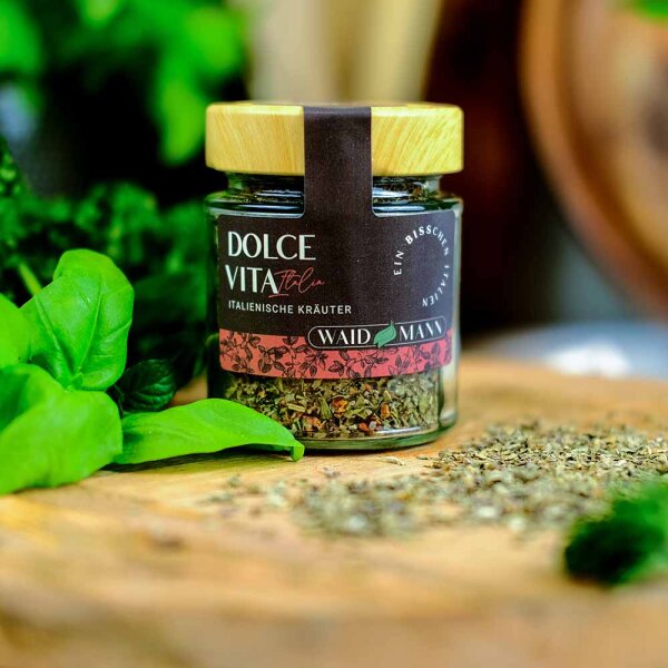Dolce Vita-Ital. Kräutermischung im Glas