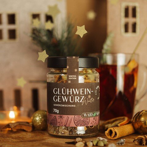 Glühweingewürz im Glas, 8,00 €